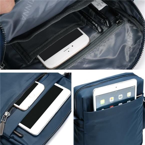 Messenger Bag Shoulder Bags Man Purses 1822 Blue - Picture 6 of 6